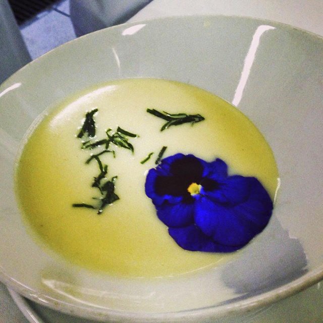 Sopa de papa y puerro